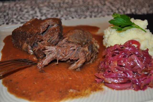 Slow Cooked Beef Cheeks