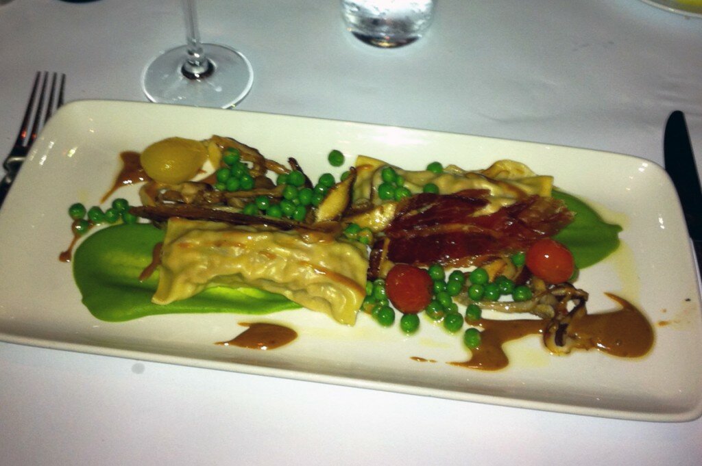 Pasta at Glass Brasserie