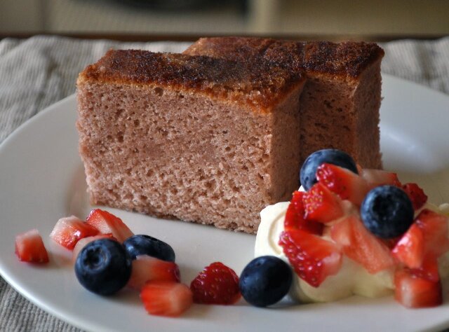 Strawberry Castella (Kasutera)