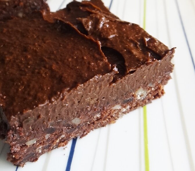 Raw Chocolate & Walnut Brownies