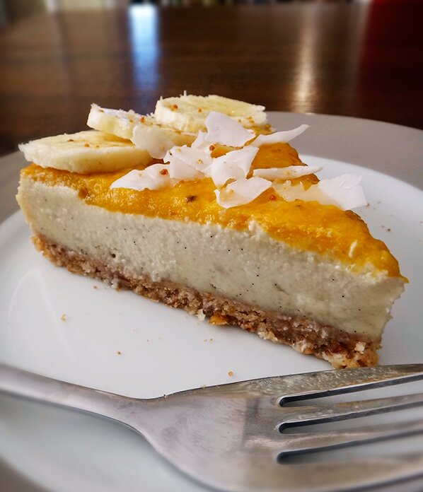 Raw Tropical Cheesecake