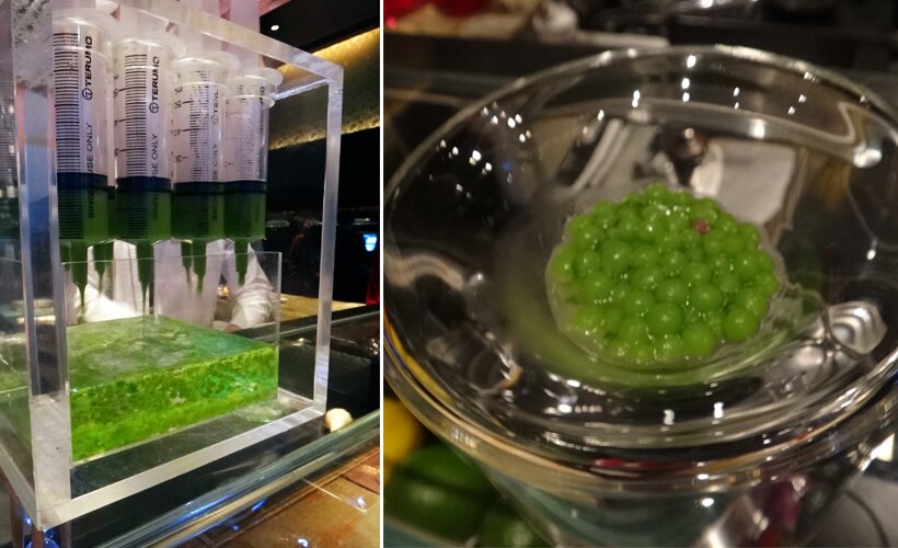 Tapas Molecular Bar - Green Pea Mint Tapas Molecular Bar